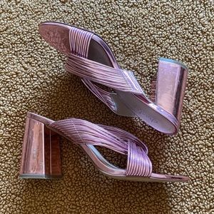 Charles by Charles David Metallic Heels size 9